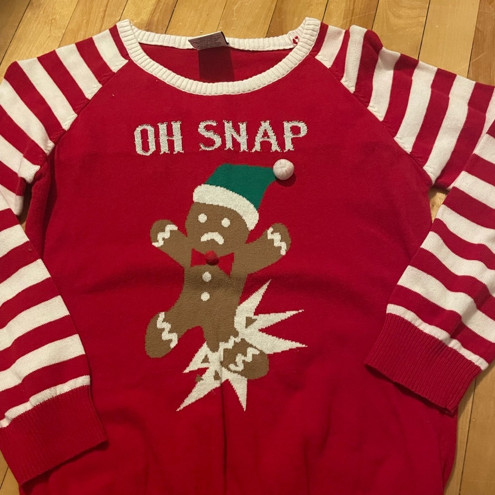 Size XL 14-16 kids holiday sweater